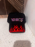 VJ MAX™ "Speedometer" "Flames" Snapback Hat
