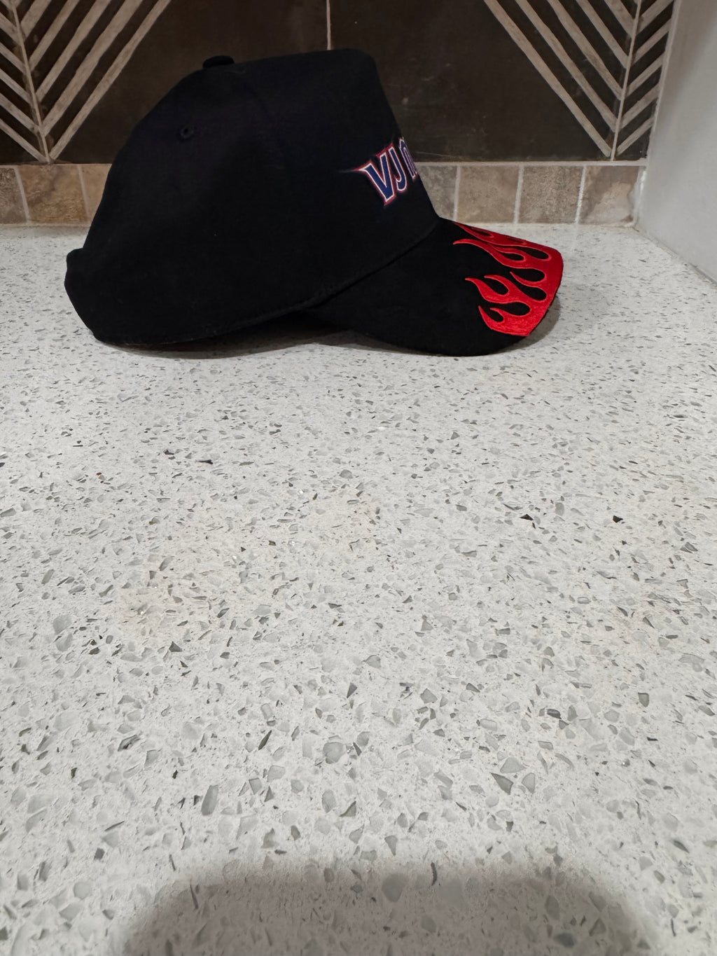 VJ MAX™ "Speedometer" "Flames" Snapback Hat